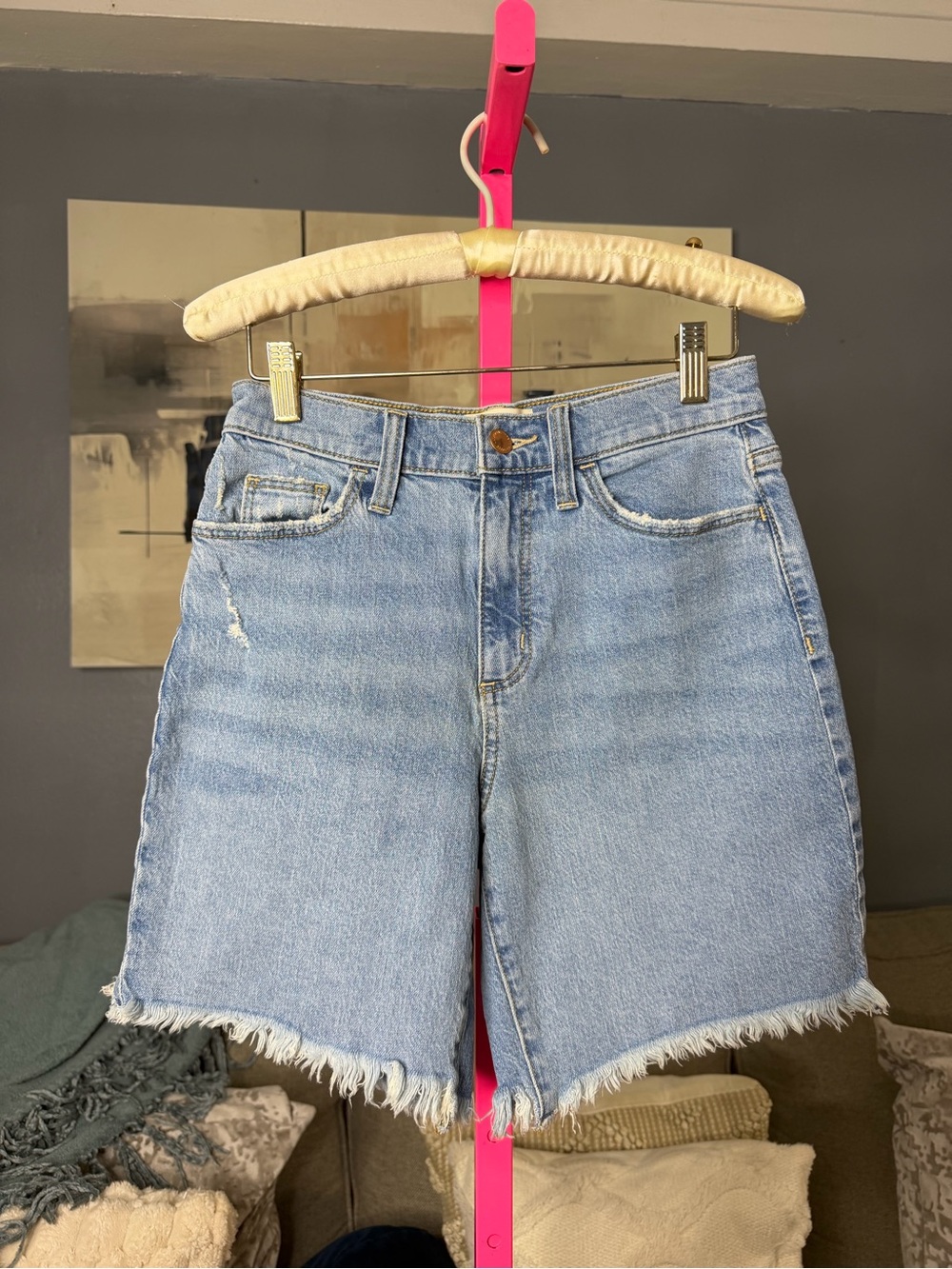 Universal Thread High-Rise Vintage Straight Denim Bermuda Shorts Size 2R